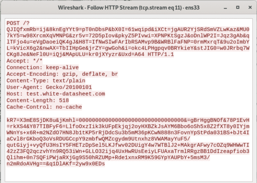 Initial POST Request