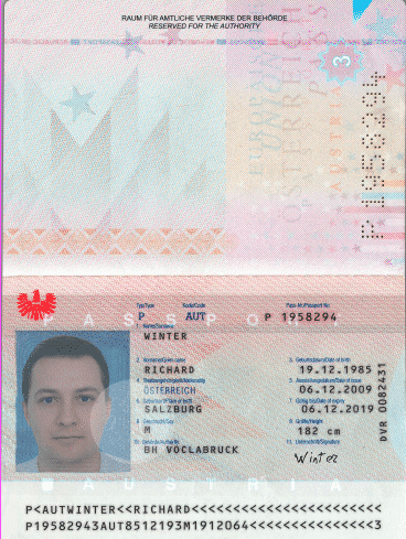Austrian passport