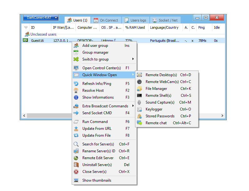 Blackhatfrench Dark Comet