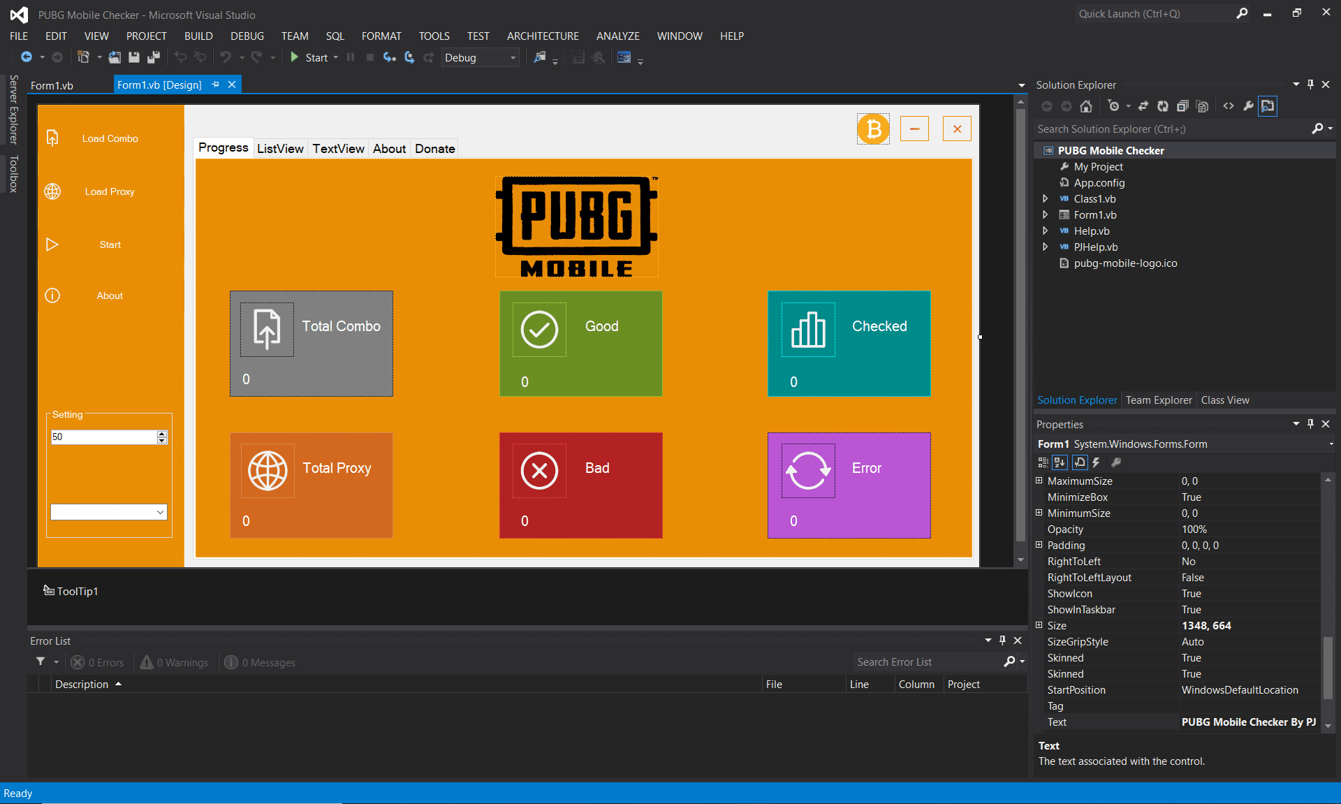 PUBG MOBILE Checker Source Code