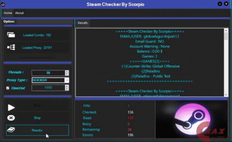 Steam Checker