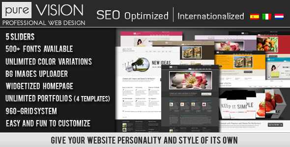 ThemeForest  PureVISION WordPress Theme v19