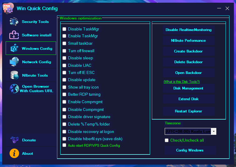 Win Quick Config 3
