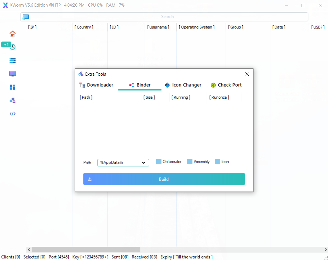 Xworm Extra Tools   Binder