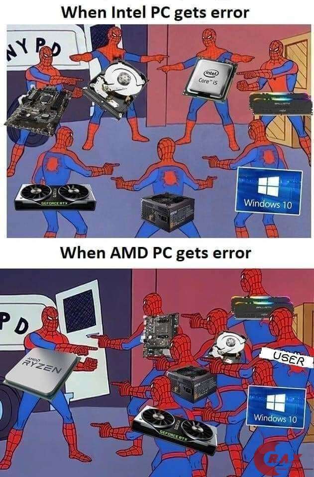 Amd vs Intel meme