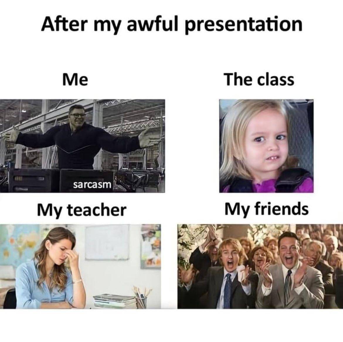 Presentation scenzzz 😂😪