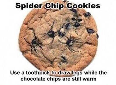 SPIDER CHIP COOKIES